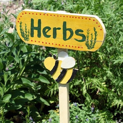 herb garden sign